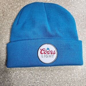 Coors Light Beanie Light Blue Made To Chill Winter Warm